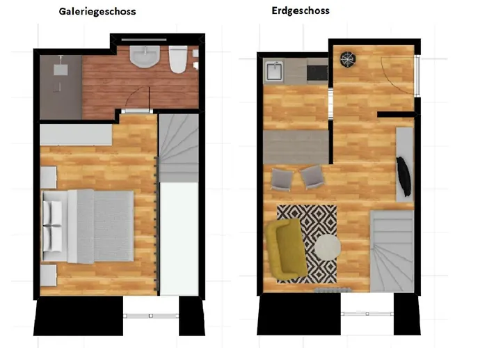 公寓 Galeriewohnung Ritter Ramm, Altstadtjuwel Mit Kostenlosem Parkplatz Und Kamin
